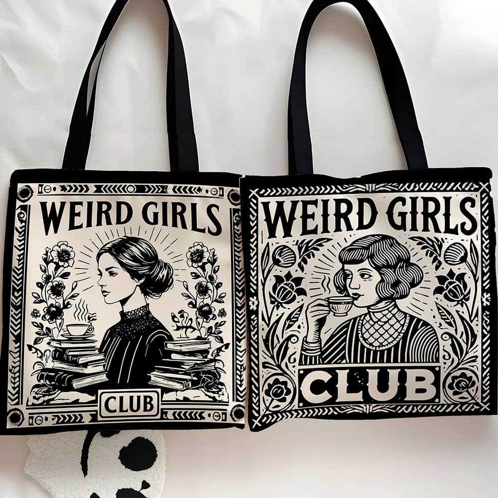 1 Pc Weird Girls Club Tote Bag, Girls Club Gifts, Girls Squad, Girls Crew, Girls Weekend, Gift For Hot Girls, Gift For Her, Bes