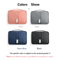Travel Wallet Family Passport Holder Multi-Pockets Waterproof Document Case Organizer Travel Accessories Document Bag Cardholder