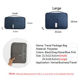 Travel Wallet Family Passport Holder Multi-Pockets Waterproof Document Case Organizer Travel Accessories Document Bag Cardholder