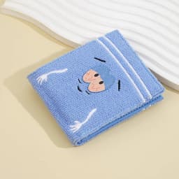 Plush Cartoon Wallet for Women Soft Fuzzy Surface PU Leather Coin Purse with Zip Closure Cute Casual Gift for Girls