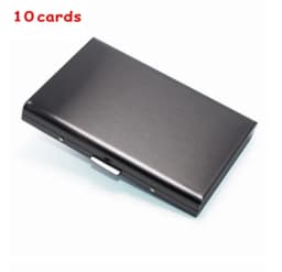 Hot Credit Card Case Wallet Men Women Business Multifunction Slim Wallet Stainless Steel Card Holder 6 Cards 8 Cards 10 Cards