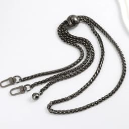 120cm Handle Replacement Metal Purse Chain Strap for Handbag Shoulder Crossbody Bag Chain Strap with Length Adjustable Ball