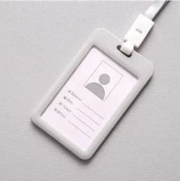 Unisex Colorful Employee Id Case with Lanyard Double Side Id Credit Card Holder Access Bus Card Case Badge Holder Card Sleeve
