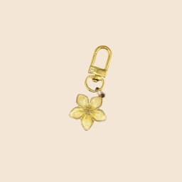 White Pear Blossom Keychain Cute Accessories Keychain Couple Matching Keyrings Pendant Wholesale Items For Boutique