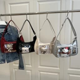 Y2k Harajuku Shoulder Bag Women Korean Transparent Ita Bag School Crossbody Bag Female Japanese Designer Preppy Handbag Purse
