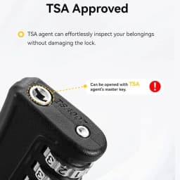 1-4Pack TSA Customs Code Lock for Travel Luggage Password Changeable Black Lock Contrast Design Padlock 3 Digit Combination Lock