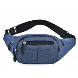 Men's Breast Package Waterproof Outdoor Sports Bag Canvas Pouch Korean-style Waist Bag Fanny Pouch Crossbody Male Banana Bag
