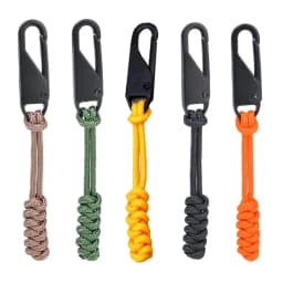 Portable Outdoor Bag Zipper Puller Metal Zipper Head Slider Detachable Wear-resistant Weave Zippers Pull DIY Sewing Accessorie