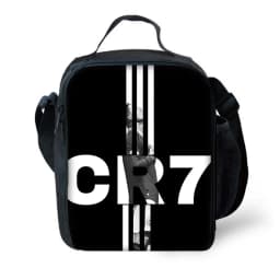 Child School Football R-RonaldoS CR7 Backpack with Lunch Bags ,Pencil Bags ,School Bags for Boys Girls Best Gift