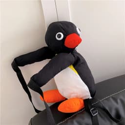 Cartoon Funny Cute Cuddle Penguin Backpack Fashion Personality Plush Doll Bag Children's Bag Shoulder Bag Mini Knapsack Bags
