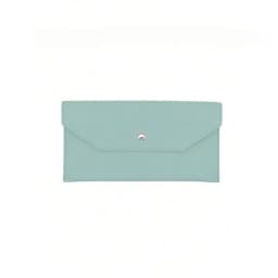1PC Women's Wallet Reusable Money Clip Wallet Cash Bank Card Envelope Storage Bag with Card Slot Portable Leather Wallet Men