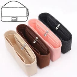 Felt Insert Bag Organizer, Makeup Organizers, Liner Perfect for Brand Women's Handbags For And Cosmetic Bags