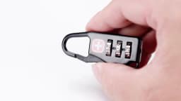 Outdoor Backpack Handbag Zipper Lock Anti Theft Portable Mini Combination Code Number Lock for Travel Backpack Accessories