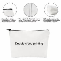 1pc Wizard Makeup Bag - Foldable & Lightweight Cosmetic Pouch with Zipper, Ideal Cute Travel Organizer, Birthday Gift