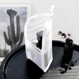 Standing Mesh Toiletry Bag Women Portable Cosmetic Makeup Organizer Travel Waterproof Toothbrush Storage Case Beauty Pouch