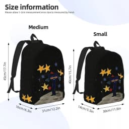 Pete The Cat Stars Comic Cool Backpack Outdoor High School Business Cartoon Cute Daypack for Men Women Laptop Shoulder Bag
