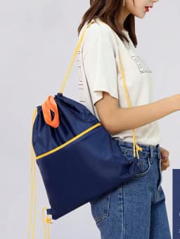 Fashion Drawstring Backpack Drawstring Pocket Men's and Women's Travel Clothing Sorting and Storage Bags Suitable for Daily Use