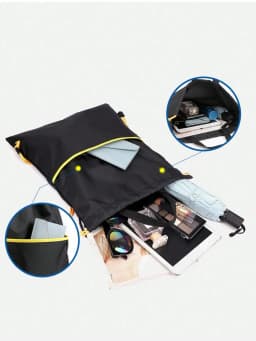 Fashion Drawstring Backpack Drawstring Pocket Men's and Women's Travel Clothing Sorting and Storage Bags Suitable for Daily Use