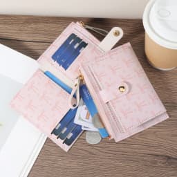 Card clip ultra-thin, lightweight, portable cash, ID card, credit card, coin pocket wallet, fashionable zipper coin wallet, high