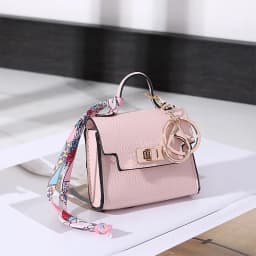 Light Luxury High-end Coin Purses Fashionable Exquisite Bag Accessories New Silk Scarf Bracelet Portable Mini Keychain Pendants