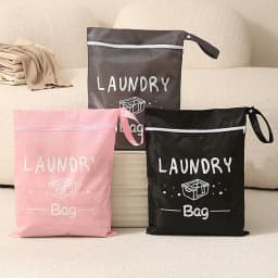 Laundry Shape Nylon Laundry Bag Travel Storage Pouch Machine Washable Dirty Clothes Organizer Wash Colorful Zipper Bag