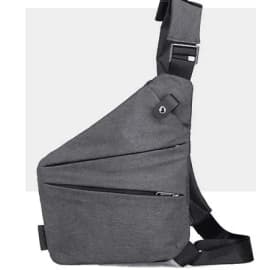 DIENQI Anti-theft Men Chest Bag Waterproof Chest Pack Travel Personal Pocket Tactical Male Sling Bag Chest Cross Body Bag Pauch