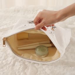 Small Animal Pattern Printed Corduroy Zipper Makeup Bag Storage Bags Cosmetic Makeup Bag Multifunctional Wash Bag with Lining