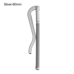 Durable Replace Parts Metal Simple Cash Holder Money Clip Spring Clamp Bar Wallet