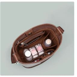 1PC Insert Bag Purse Organizer Insert For Handbags,Felt Bag Insert Dividers With Multi-pockets,Fit Long Backpack/Bucket Bag