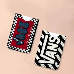 Fashion V-VANS PU Leather Cardholder Ultra Slim Credit ID Card Organizer Lightweight Business Card Holder