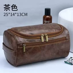 NEW Leather Toiletry Bag for Men Women Dopp Kit Mens Hanging Toiletry Bag Travel Bag for Traveling Large Cosmetic Bag for T