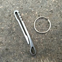Stainless Steel EDC Tool Wallet - Multi-functional Keychain Carabiner Money Clip, Essential Outdoor Camping Accessories