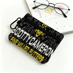 Golf S-ScoTTY C-CameRONS Multifunctional Oxford Cloth Small Pouch With Hook Mini Coin Wallet Earbud Storage Bag