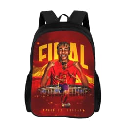 Backpack L-Lamin Yamal for Child Light Weight Child Knapsack Rucksack Best Gift Football Star School Large Capacity Backpack