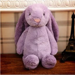 Personalized plush toys 40cm bunny Embroidered Plush Long Ear Bunny kidsName Custom Stuffed Bunny Animal Dolls Birthday Gift