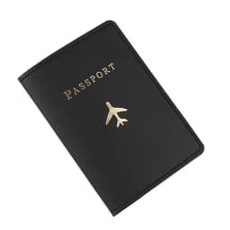 Women Men Solid Colour Passport Cover Case and Luggage Tag Fashion Travel Passport Card Holder Wallet Case Travel Accessories