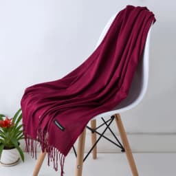 2024 Fashion Solid Color Women Thin Tassel Long Scarf Hijabs Lady Shawls Cashmere Like Pashmina Hijabs Scarves Wraps
