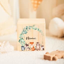 Personalized Wooden Money Box for Kid Jungle Animal Baby Money Box Delightful Gift for Birth Customized Piggy Bank Easter Gifts