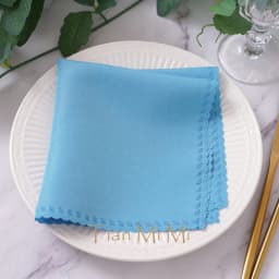 10pcs Napkins Cloth Linen Polyester Diner Handkerchief Hanky for Wedding Party Birthday Banquet Restaurant Supplies 30cm X 30cm
