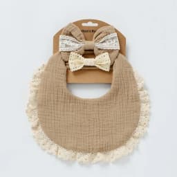 Personalized embroidered baby bib, baby pure cotton gauze bib, mouth in water, baby anti spitting, newborn bib, men's and women'