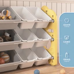 Children's toys shelving shelves baby tidying boxes multi-storey large-capacity home kindergarten lockers bookshelves