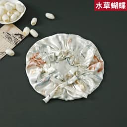 Winsleter,Women Double Layer Sleeping Night Cap 100% Real Silk Bonnet,Pure Hair Wrap Elastic Headwrap 2024 Summer A43753JC