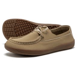 HOBIBEAR Women Barefoot Loafers Slip on Wide Width Shoes Adjustable Zero Drop Round Toe Flats