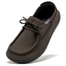 HOBIBEAR Women Barefoot Loafers Slip on Wide Width Shoes Adjustable Zero Drop Round Toe Flats