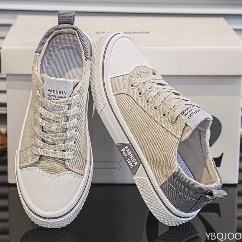 Lightweight breathable Men Shoes New Canvas Shoes Comfortable Plus Size Wear Resistant Fashionable Men Casual Sneakers