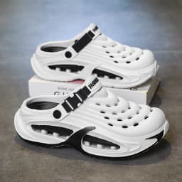 Fashion Sandals Hollow Platform Clogs EVA Cushion Slides Anti-odor Outdoor Beach Slippers Walking Sandals Men Women Size 36-47