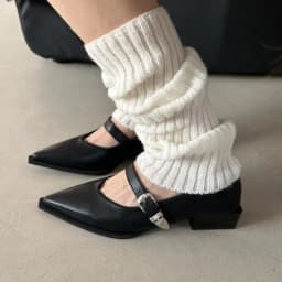 2024 New Mary Jane Shoes Spring Autumn Pointed Toe Low Heel Women Shallow Single Pumps Women Fashion Buckle Shoes