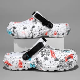 Men Camouflage Clogs Big Size 48 49 50 51 Wide Toe Box Lightweight Quick Dry Non-slip Beach Garden Shoes EVA Slippers