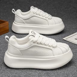 New Men'S Thick-Soled Height-Increasing Comfortable Lightweight Versatile Shoes, Trendy And Minimalist Casual Sports Footwear