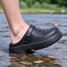 Thick-Soled Slippers for Men 2026 Summer New Style Slip-On Lazy Outdoor Non-Slip Height-Increasing Retro Closed-Toe Slippers